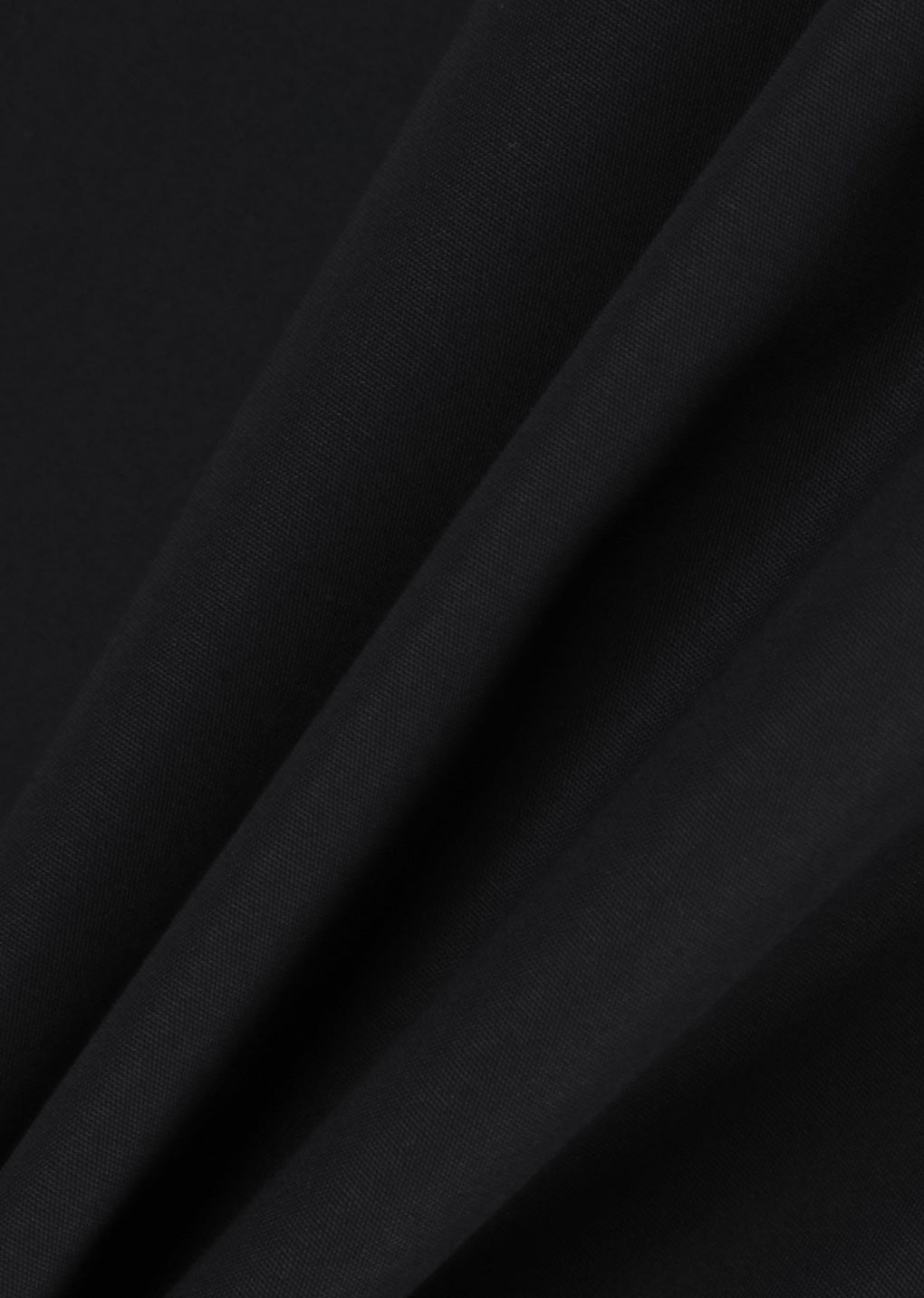 two tuck wide shorts, black