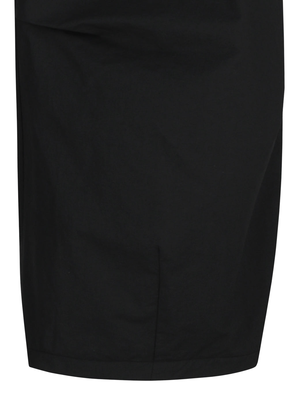 drawstring wide fatigue pants, black