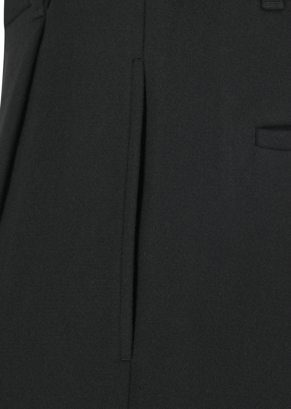 wool martin pants, black