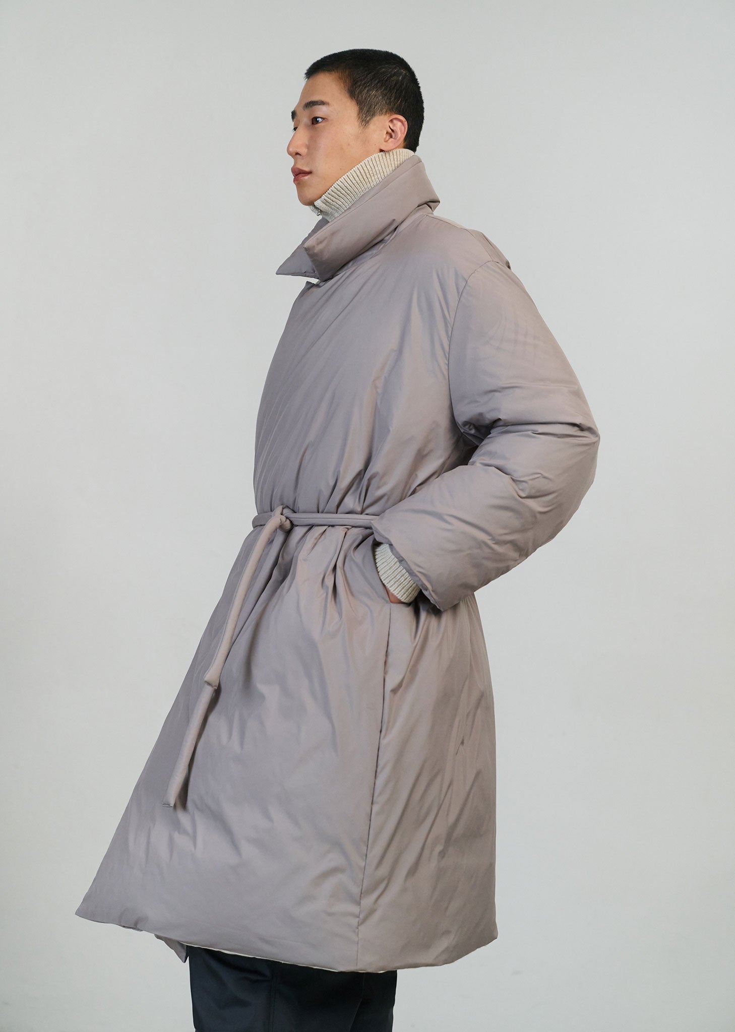 DOWN PUFFER LONG COAT (2COLORS)