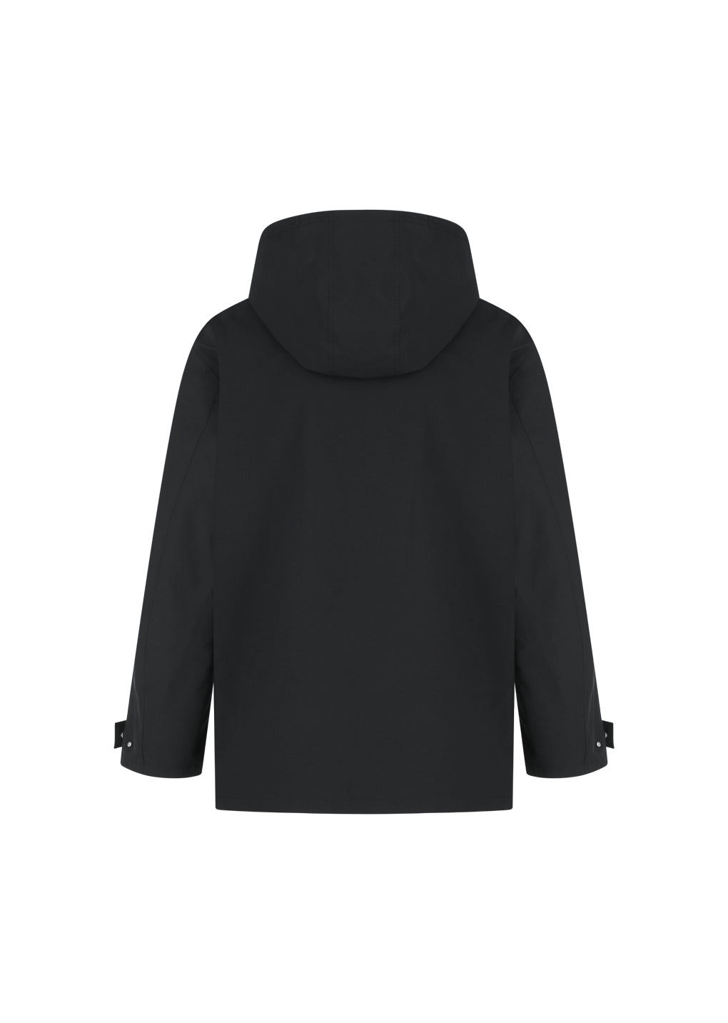 detachable hood shirts, black