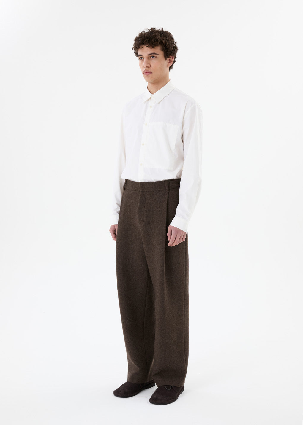 basic pocket shirts, ivory