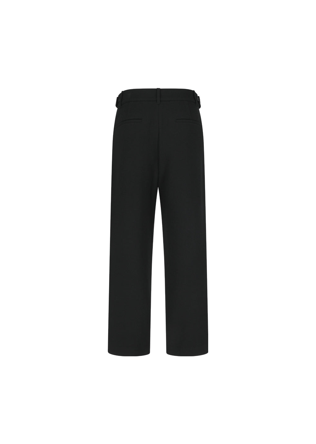 wool martin pants, black