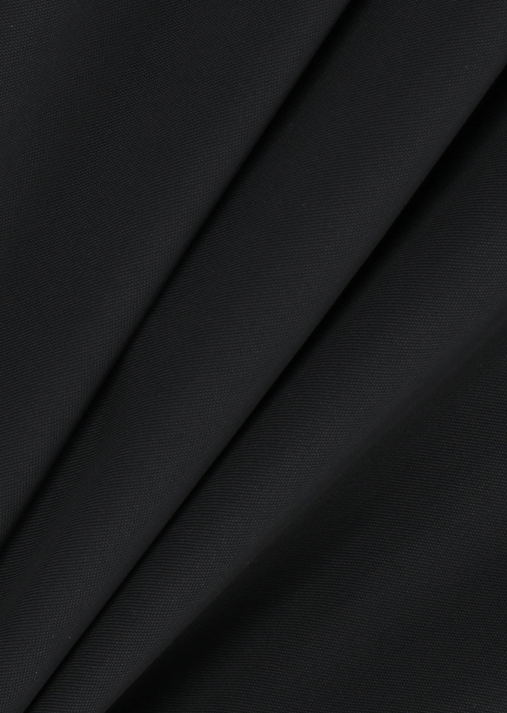 taffeta curved leg pants, black