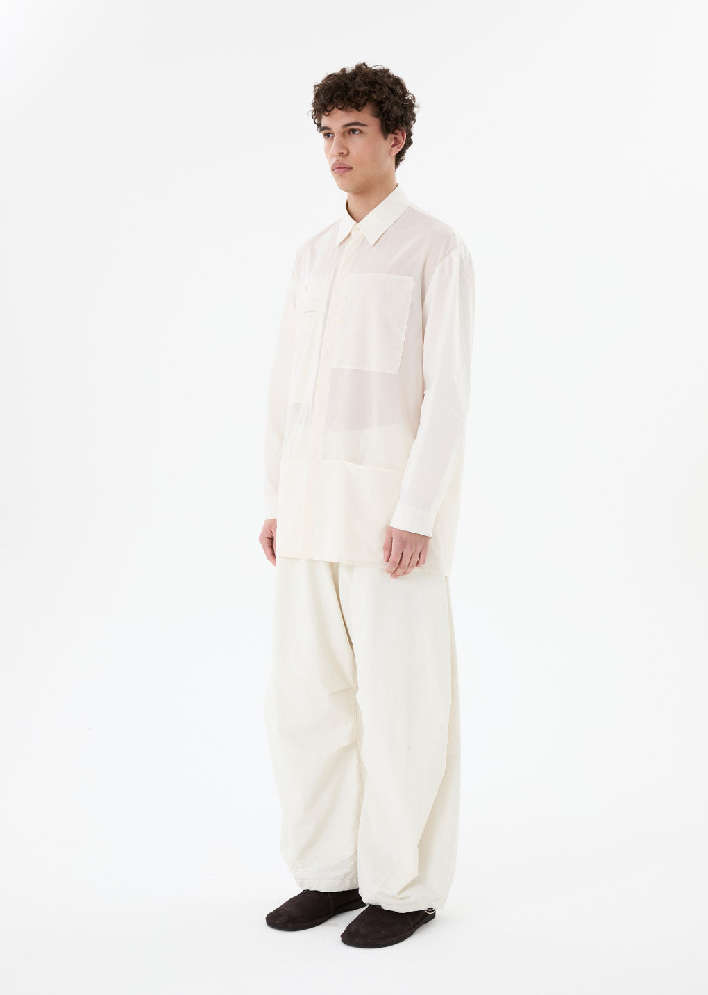 drawer pocket shirts, ivory