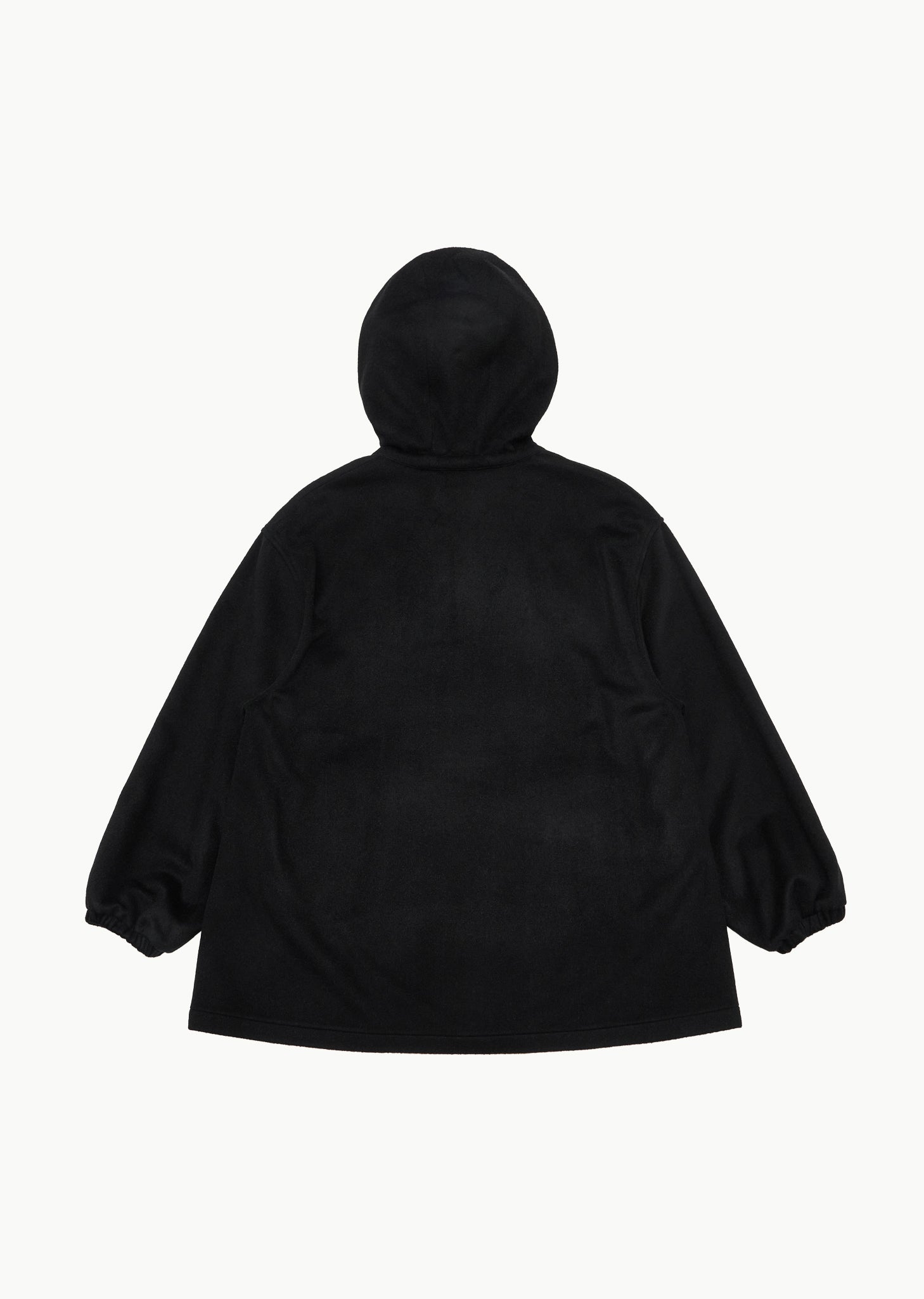 WOOL ZIP UP PONCHO (2 COLORS)