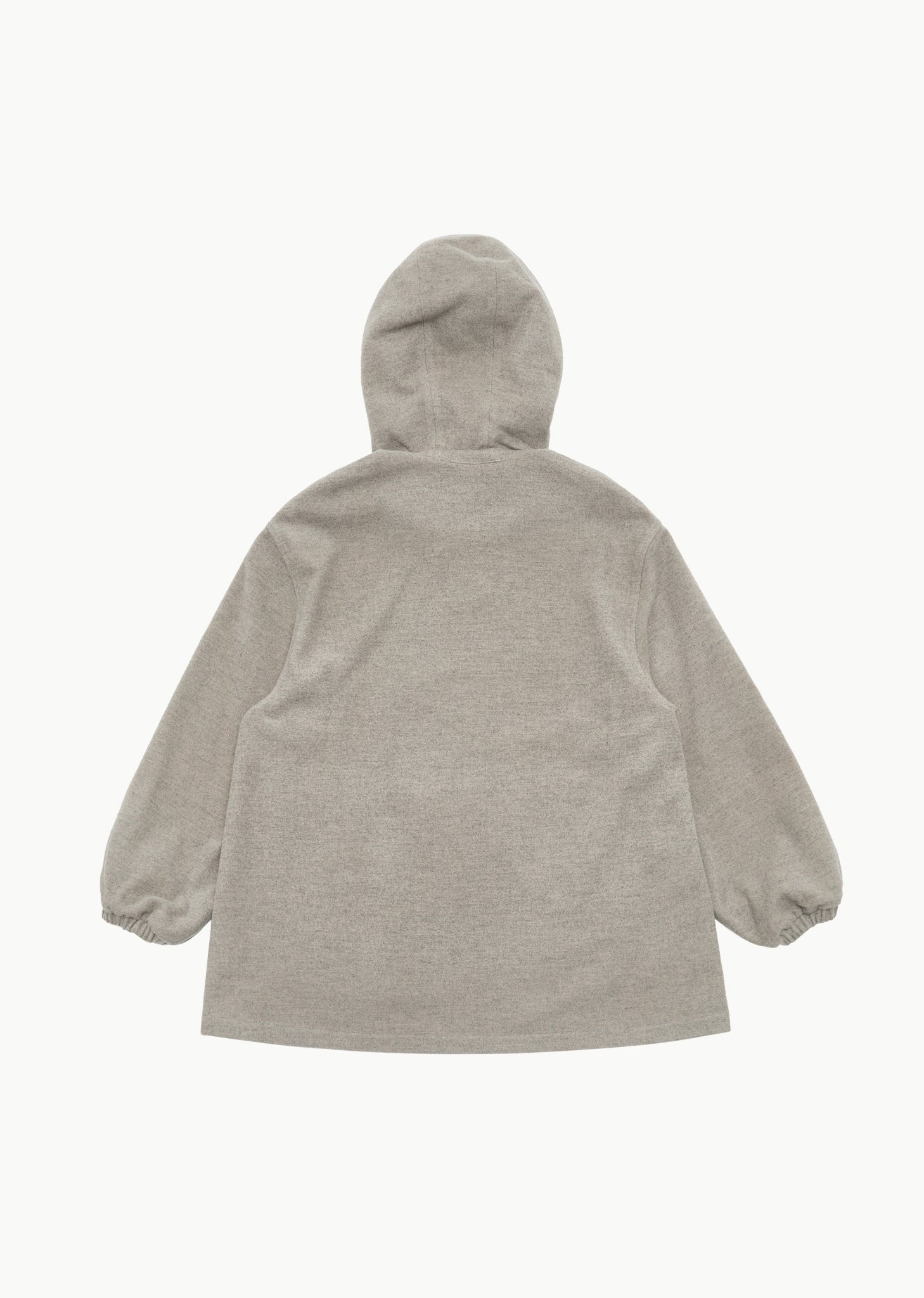 WOOL ZIP UP PONCHO (2 COLORS)