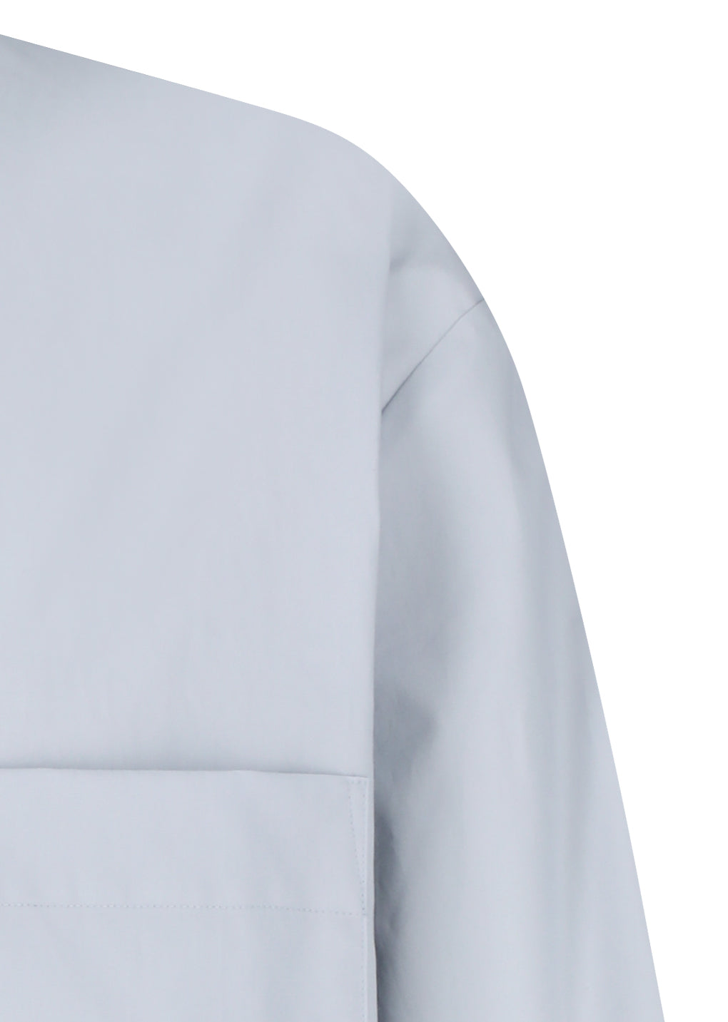 square pocket oversized shirts, light blue