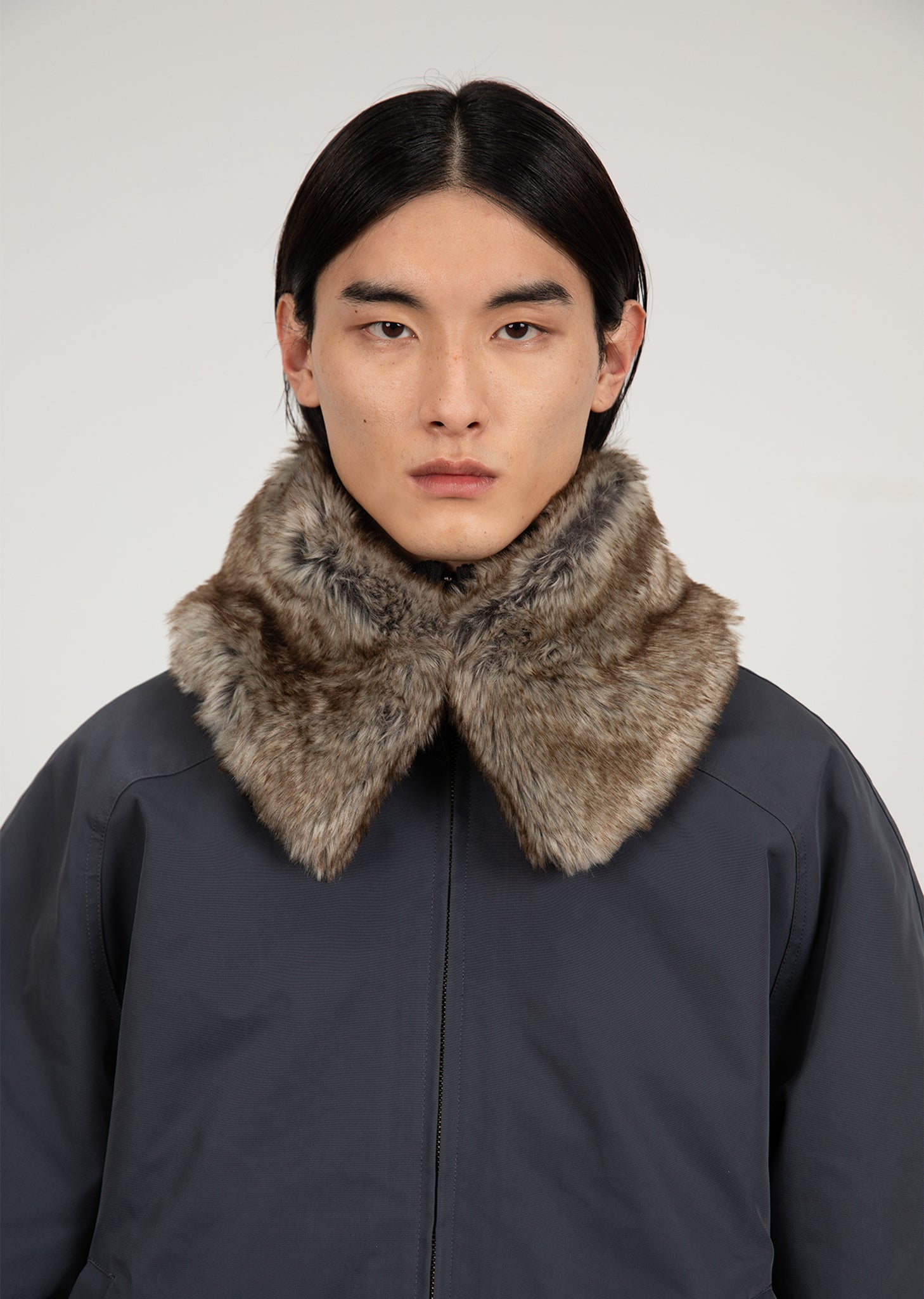 MIXED FUR NECK WARMER