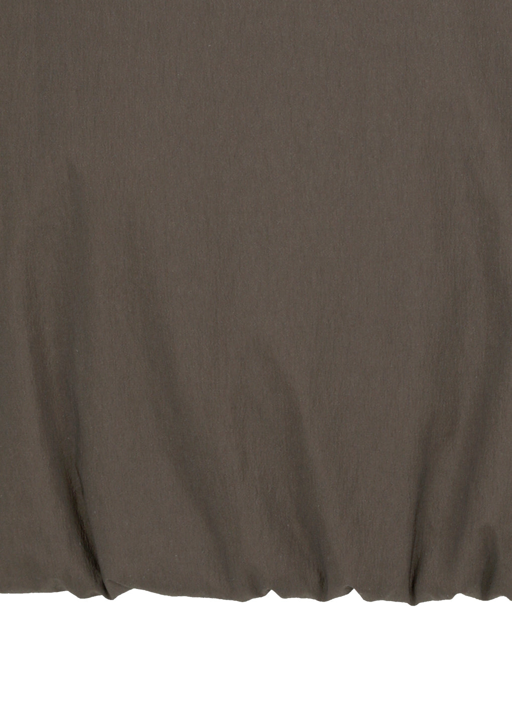 sheer nylon padded vest, brown
