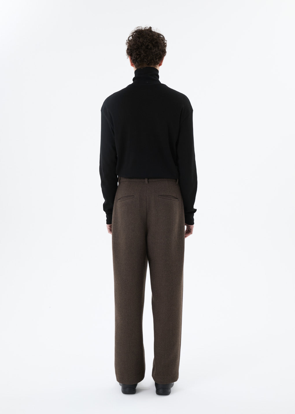 wool martin pants, brown