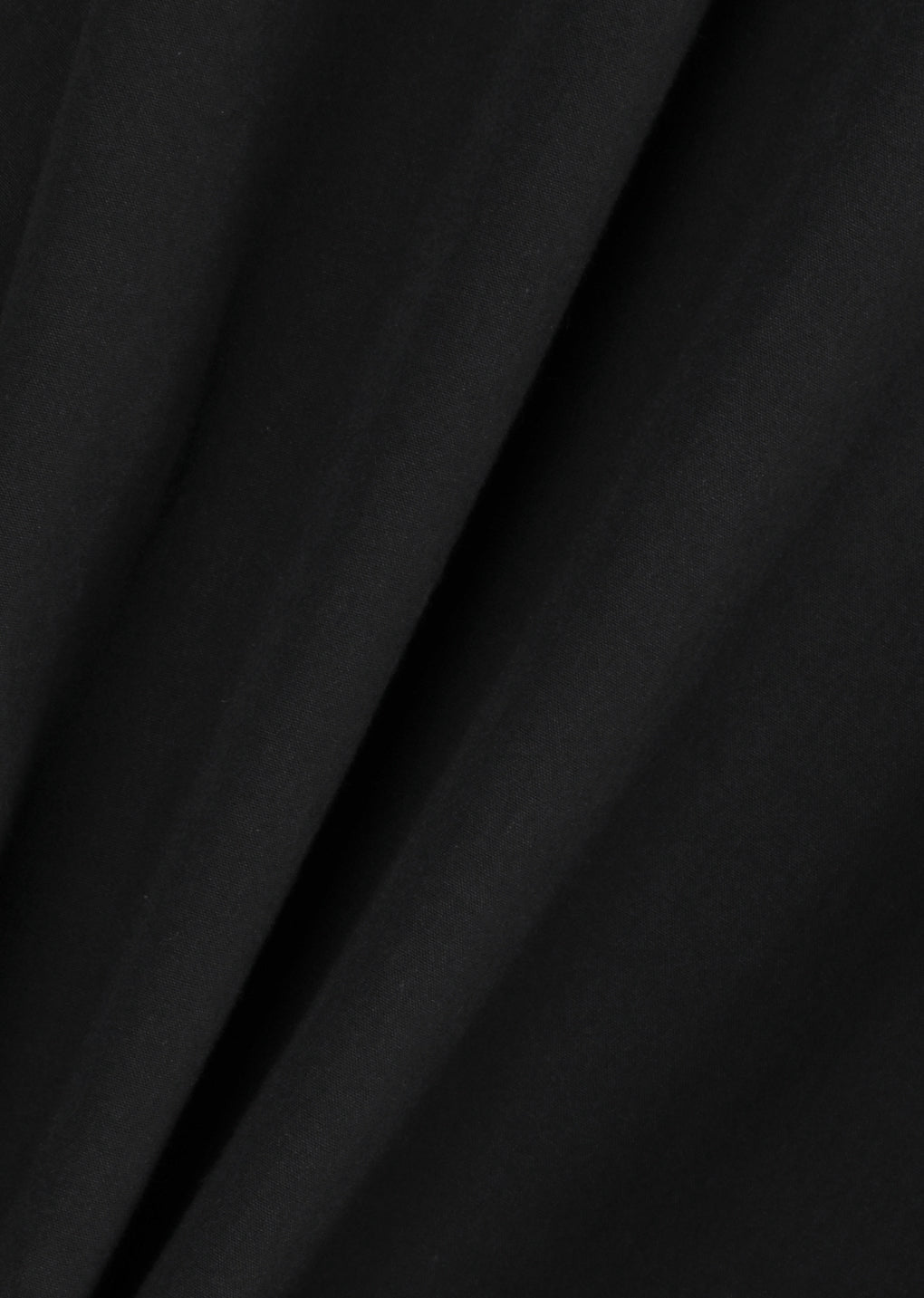 neck shirring oversized shirts, black