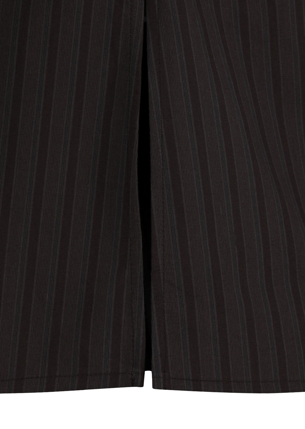 stripe shirring oversized shirts, brown