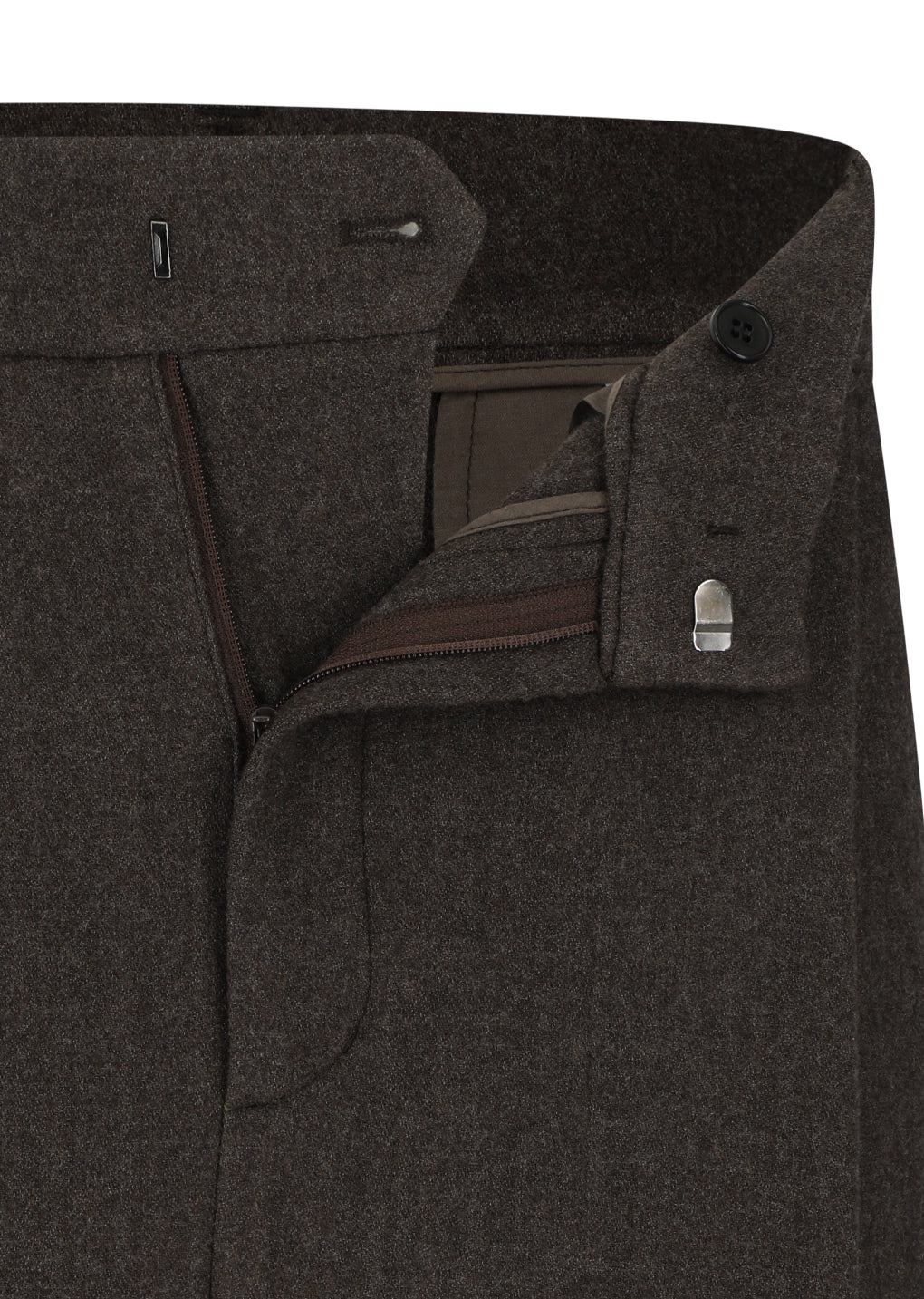 wool martin pants, brown