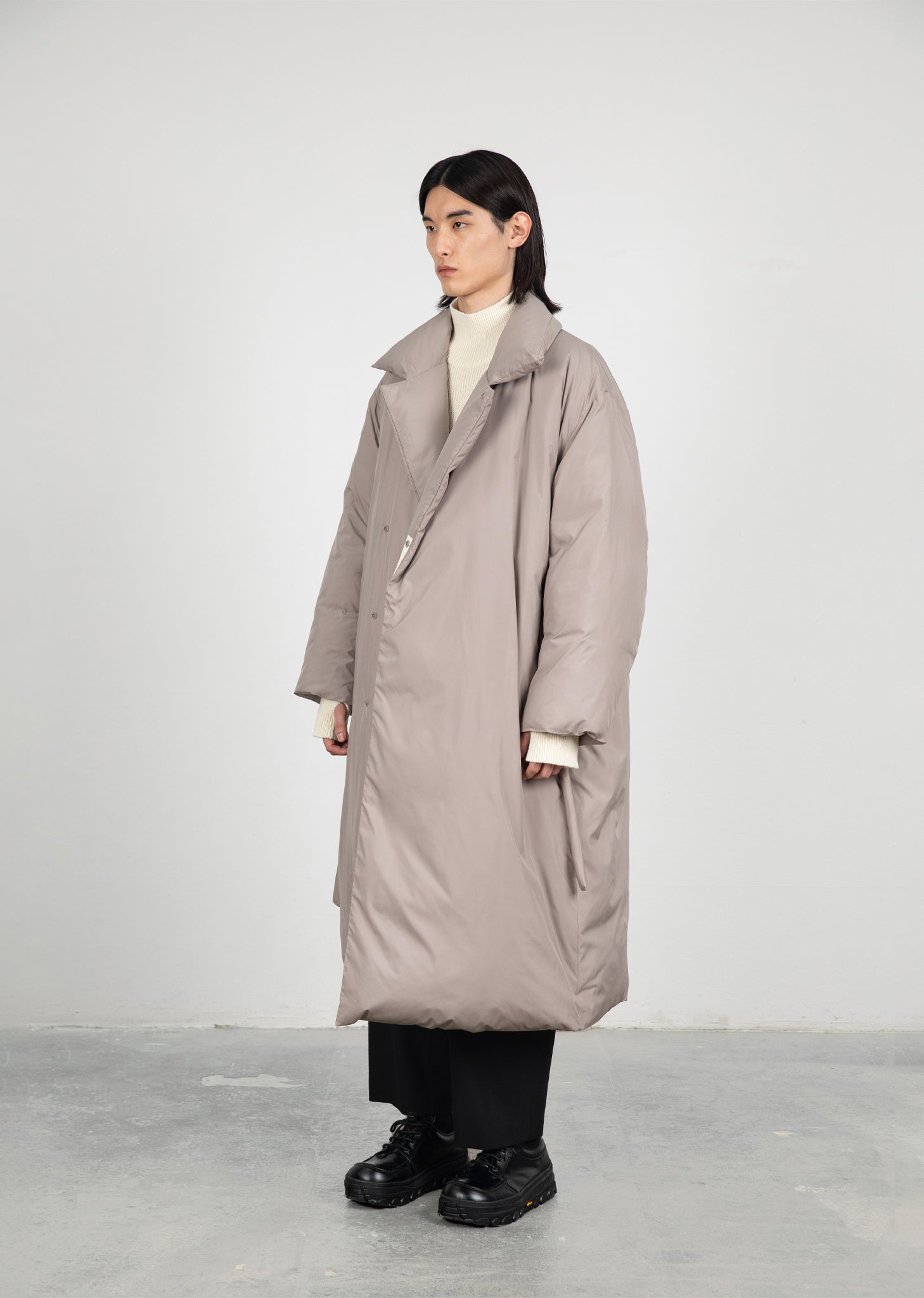 DOWN PUFFER LONG COAT (2COLORS)