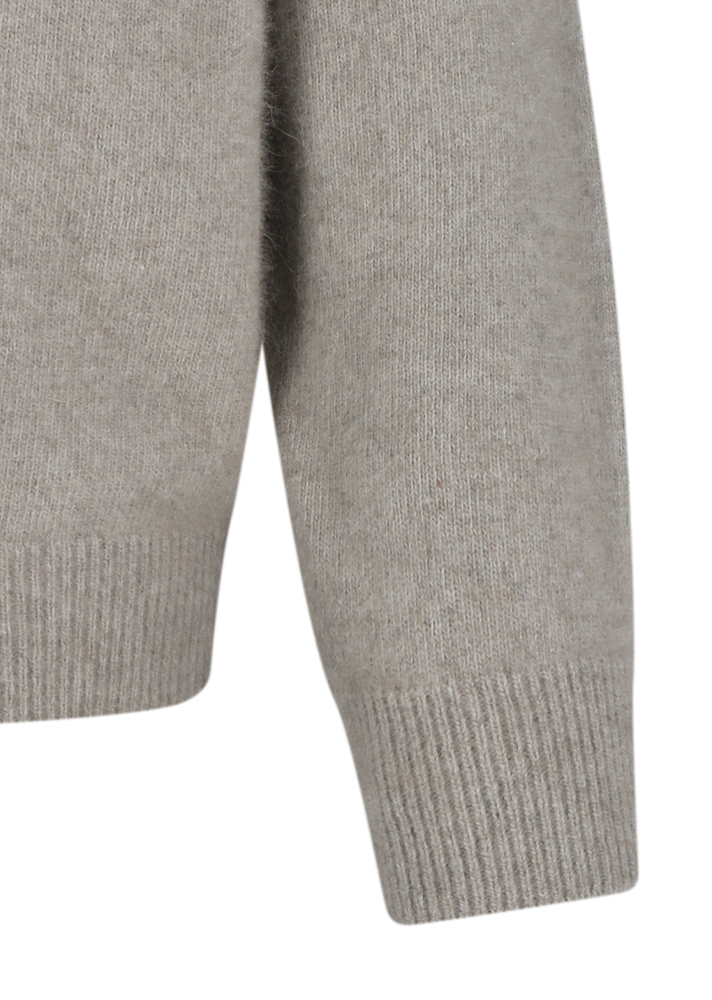 racoon hoodie knit, beige