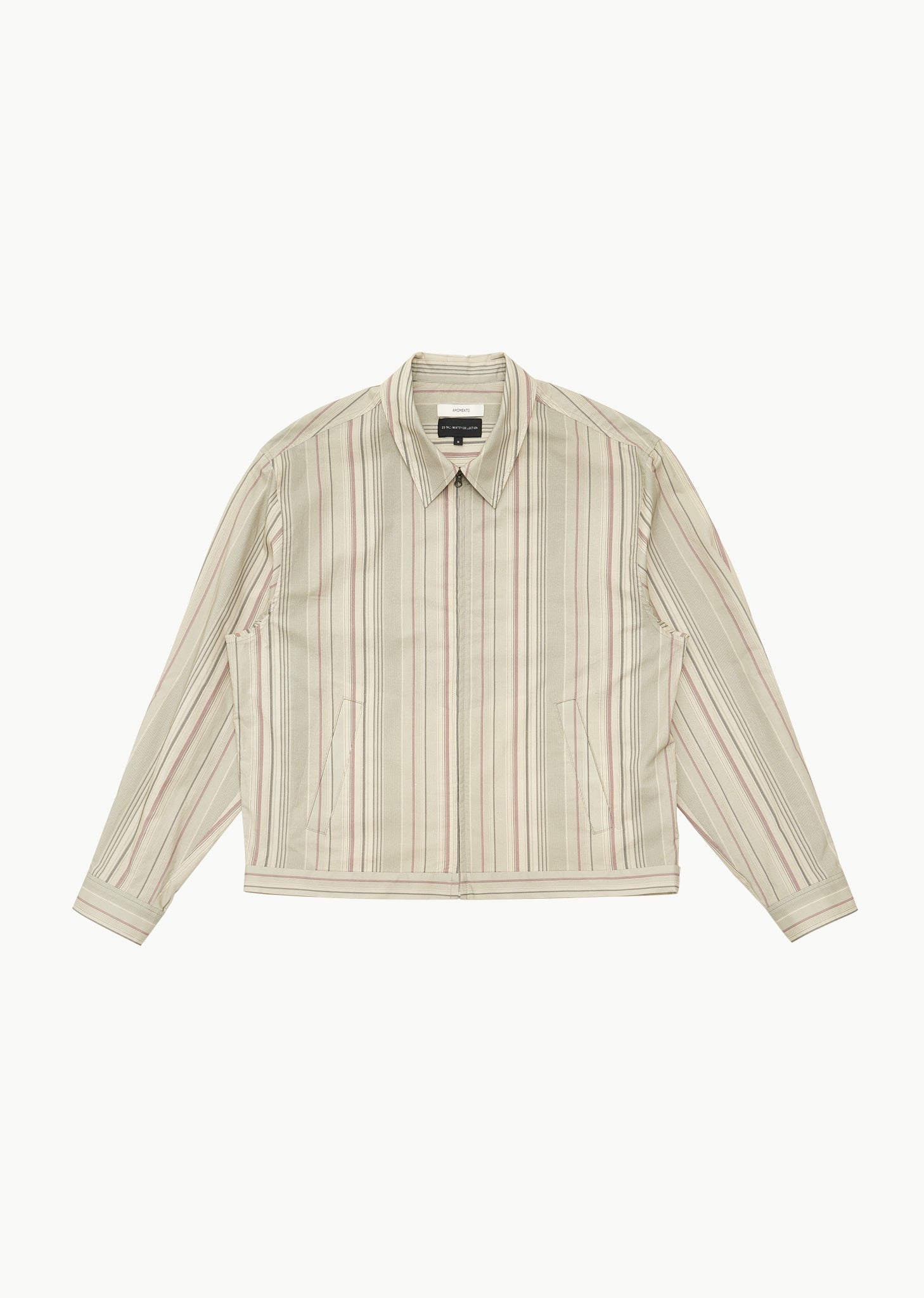 STRIPE ZIP-UP SHIRTS