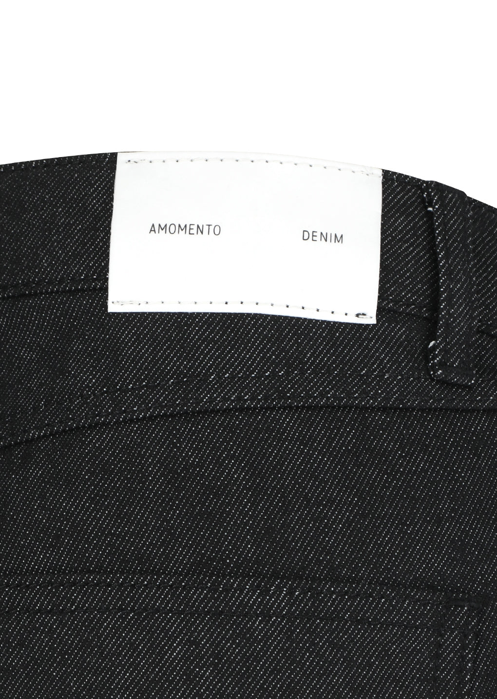 mens color indigo denim, black
