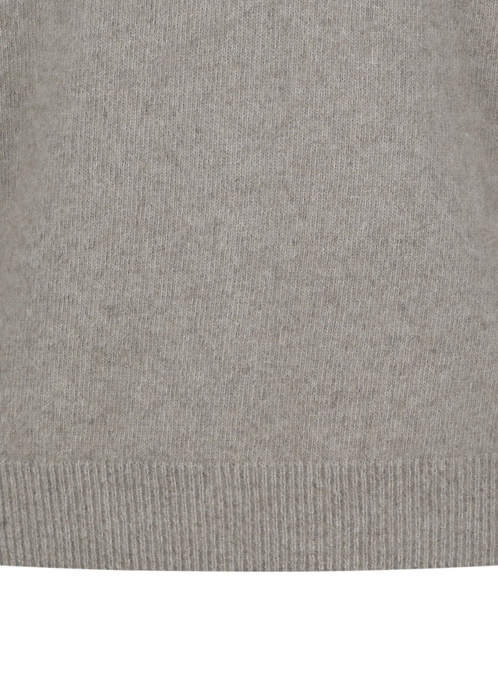 racoon v-neck knit, beige