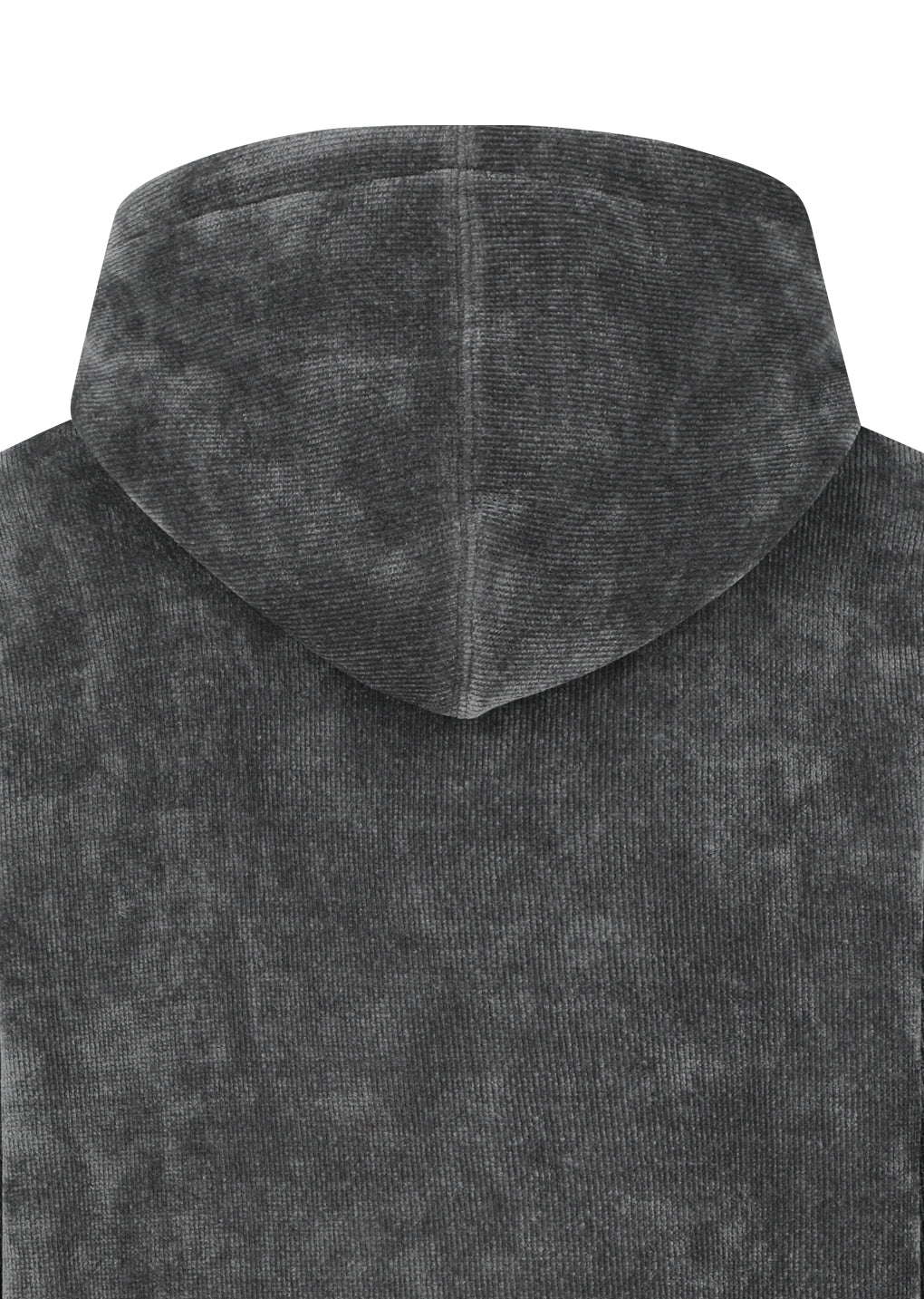 velvet reversible hoodie, grey