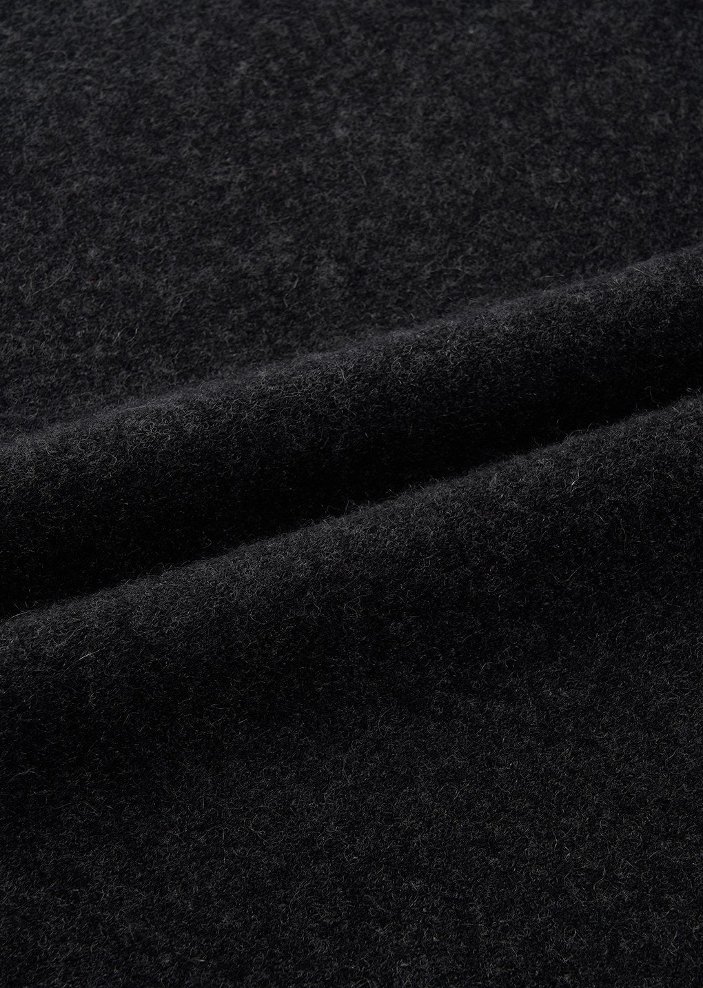 cashmere easy crewneck knit, charcoal