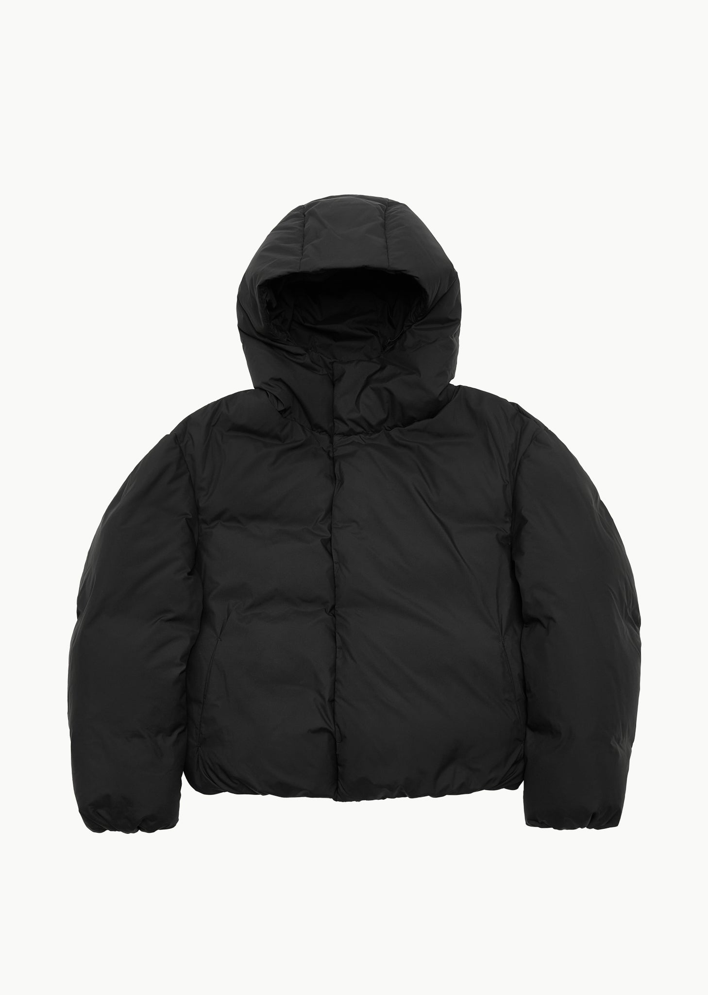 HOODED DOWN PUFFER (2 COLORS)