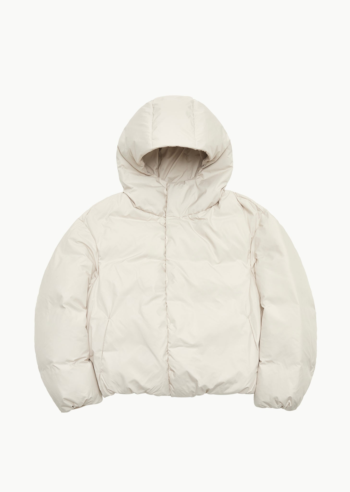 HOODED DOWN PUFFER (2 COLORS)