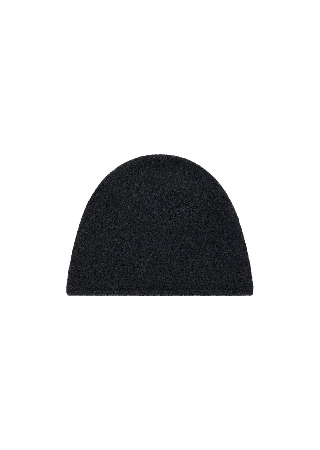 cashmere knit beanie, charcoal