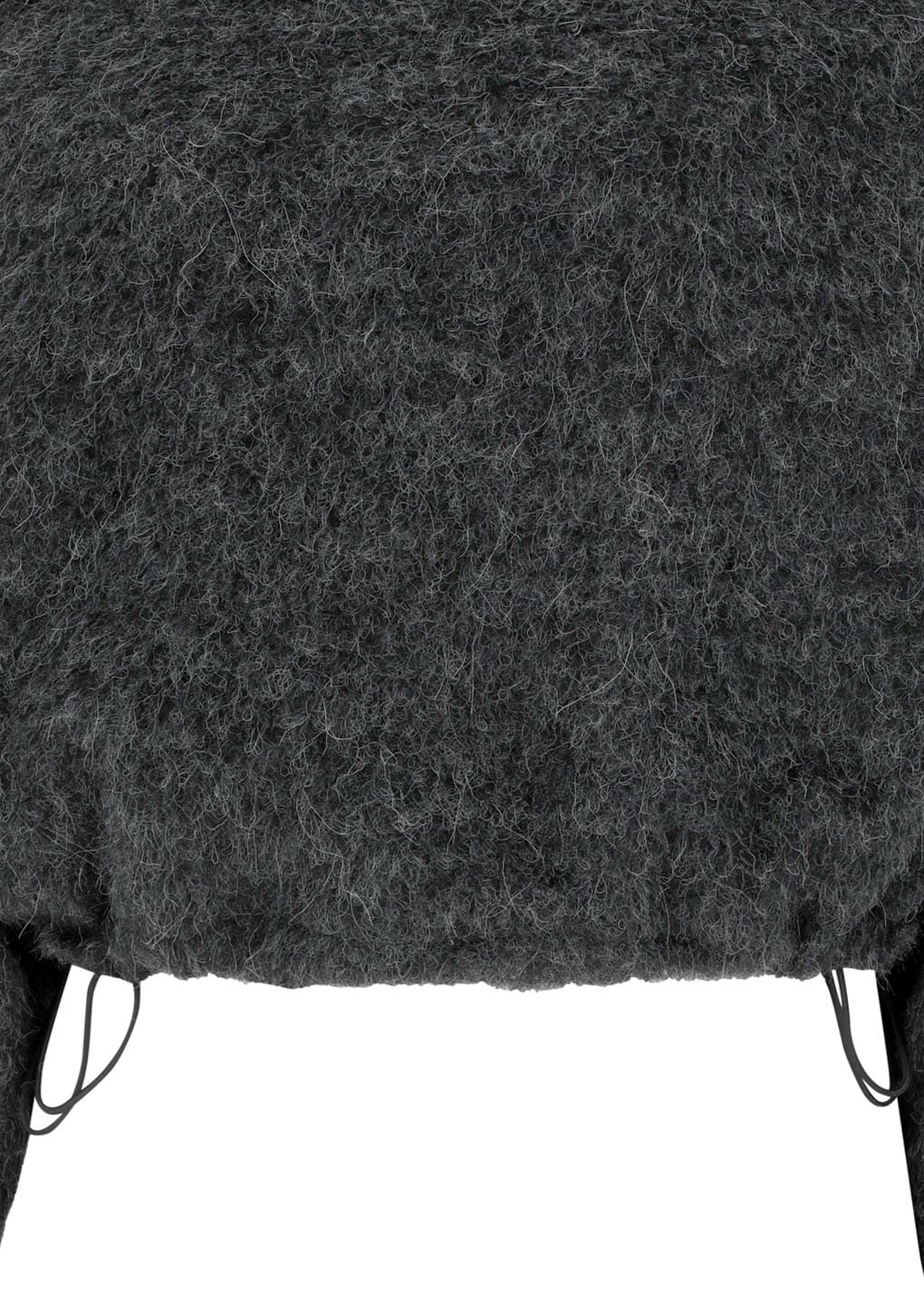 alpaca top, charcoal