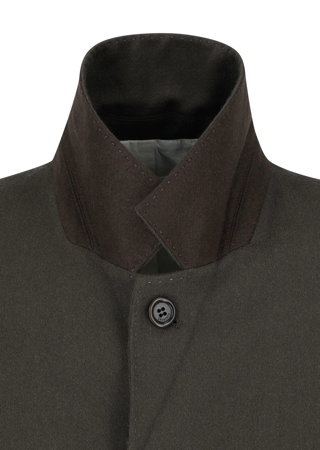 single breasted wool jacket, brown