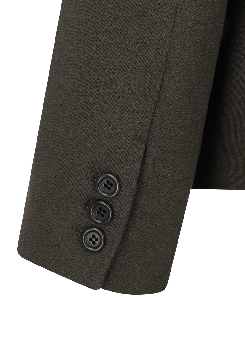 single breasted wool jacket, brown