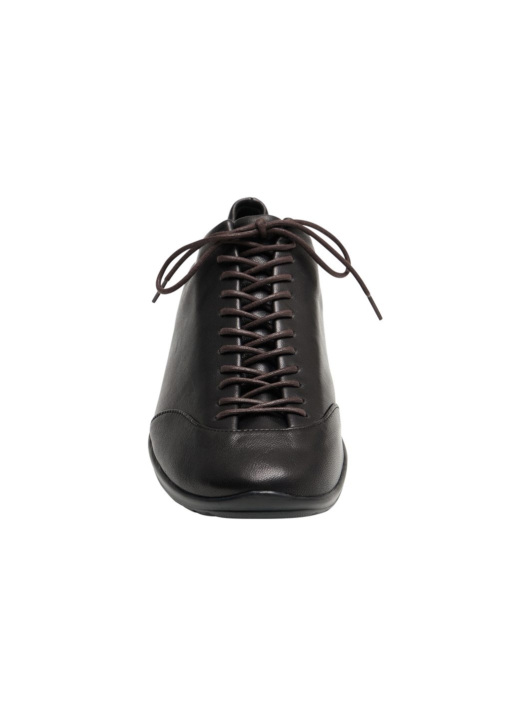 vibram lace-up sneakers, black