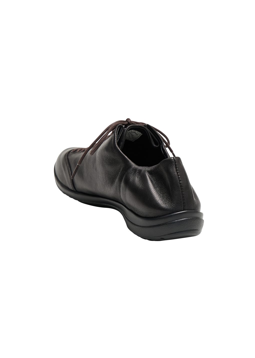 vibram lace-up sneakers, black