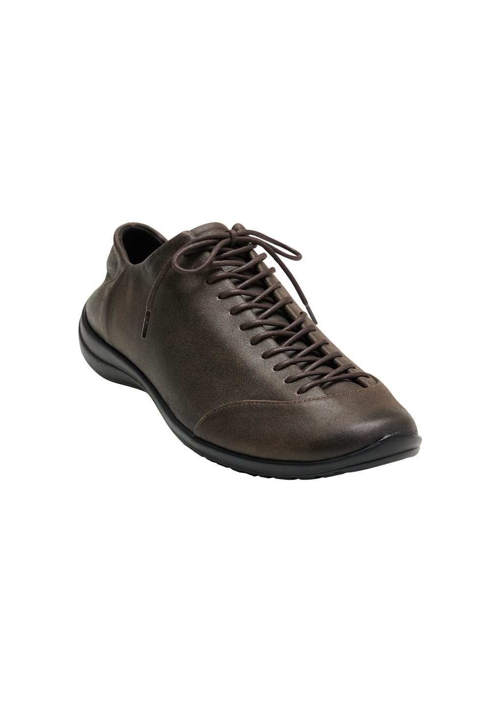 vibram lace-up sneakers, dark brown