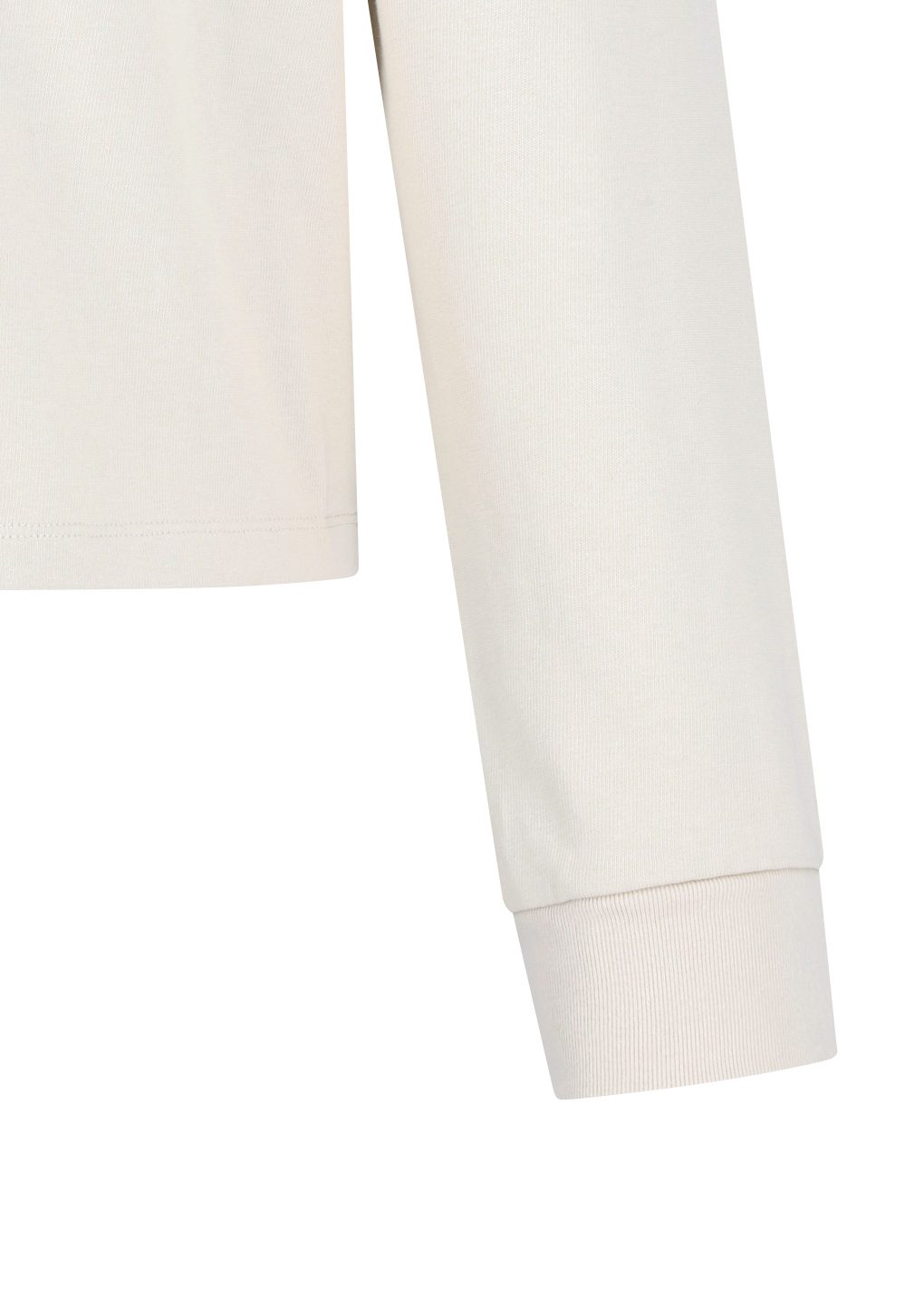 henley neck long sleeve, ivory