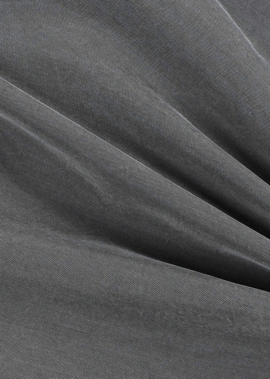 cupro ribbed pullover, grey