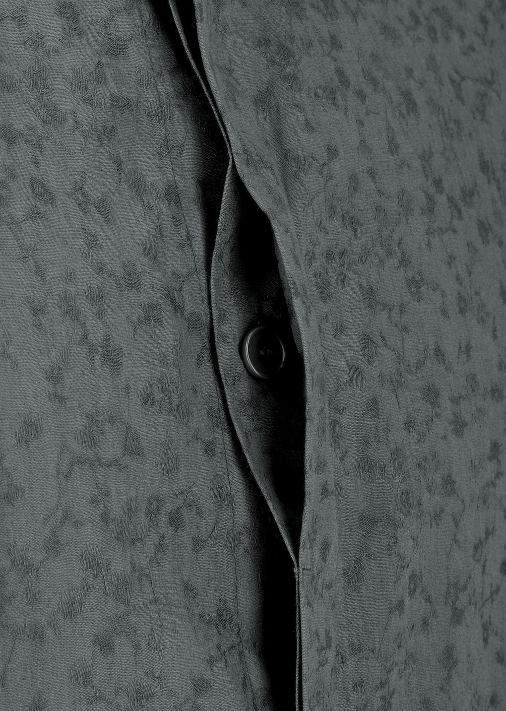 floral basic shirt, grey
