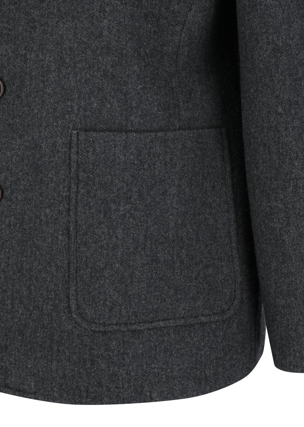 wool oversized jacket, charcoal