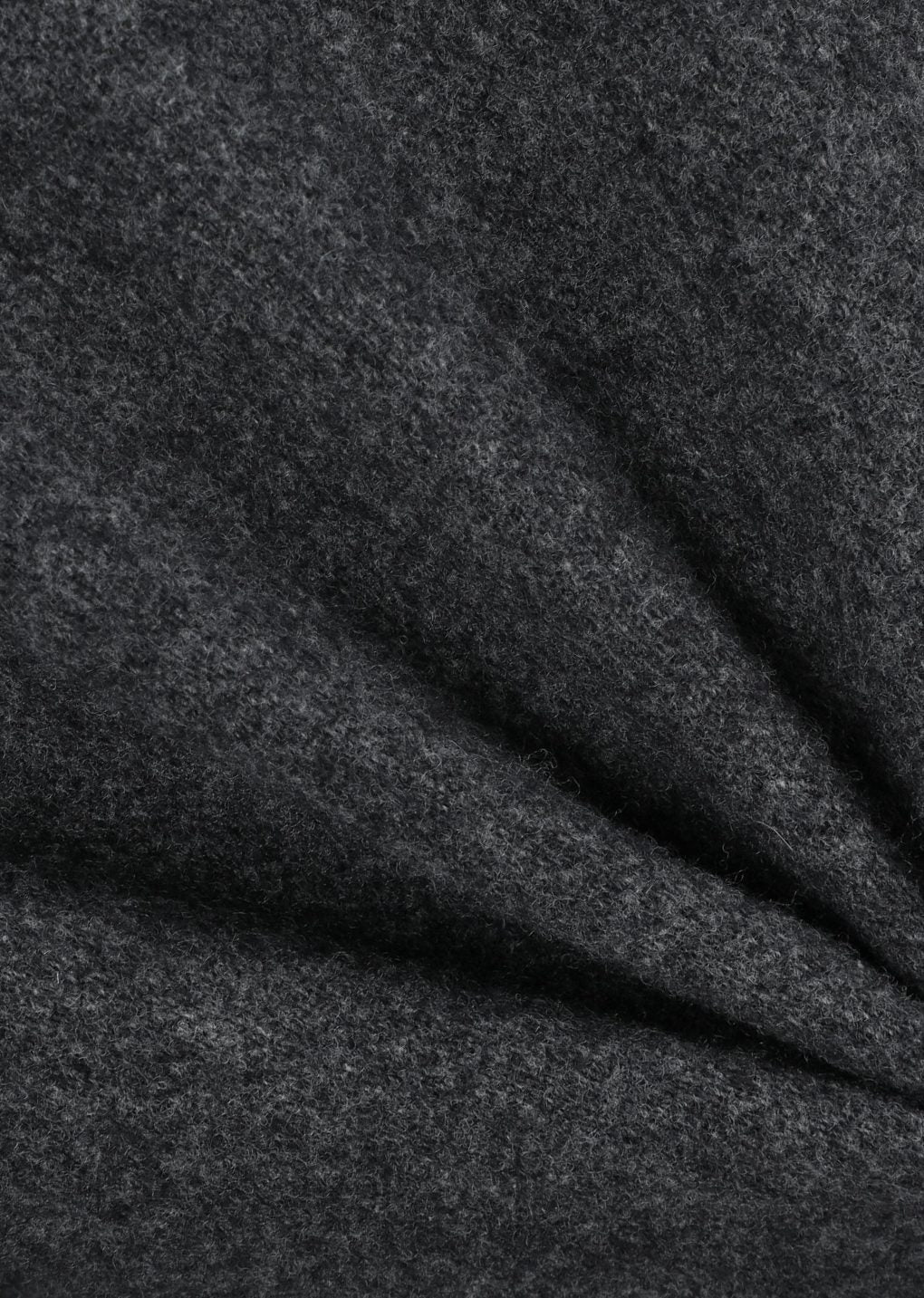 wool oversized jacket, charcoal