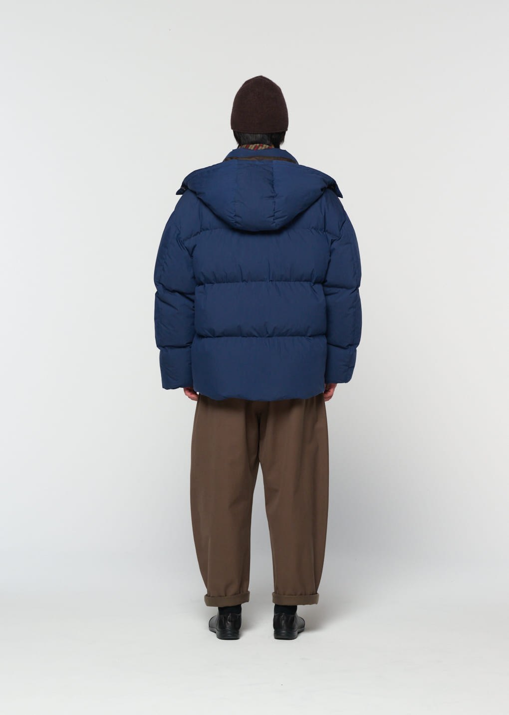 mid down puffer, blue