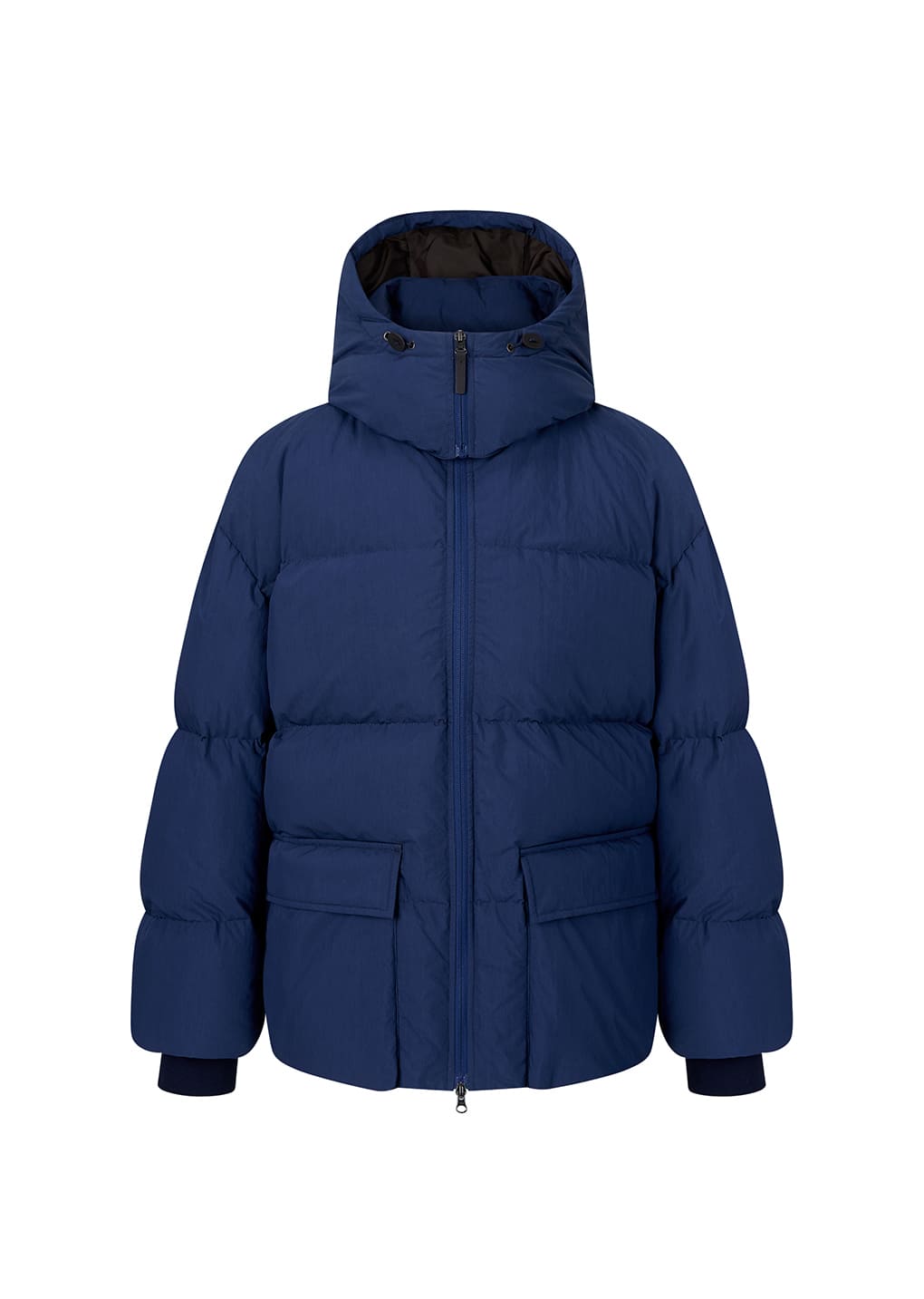 mid down puffer, blue