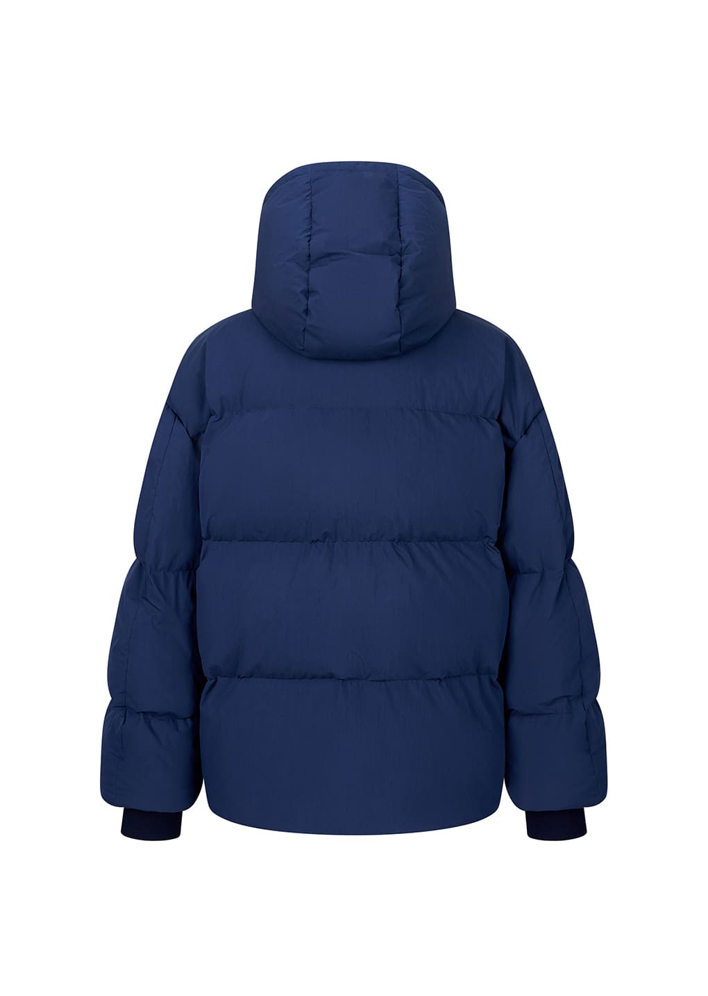 mid down puffer, blue