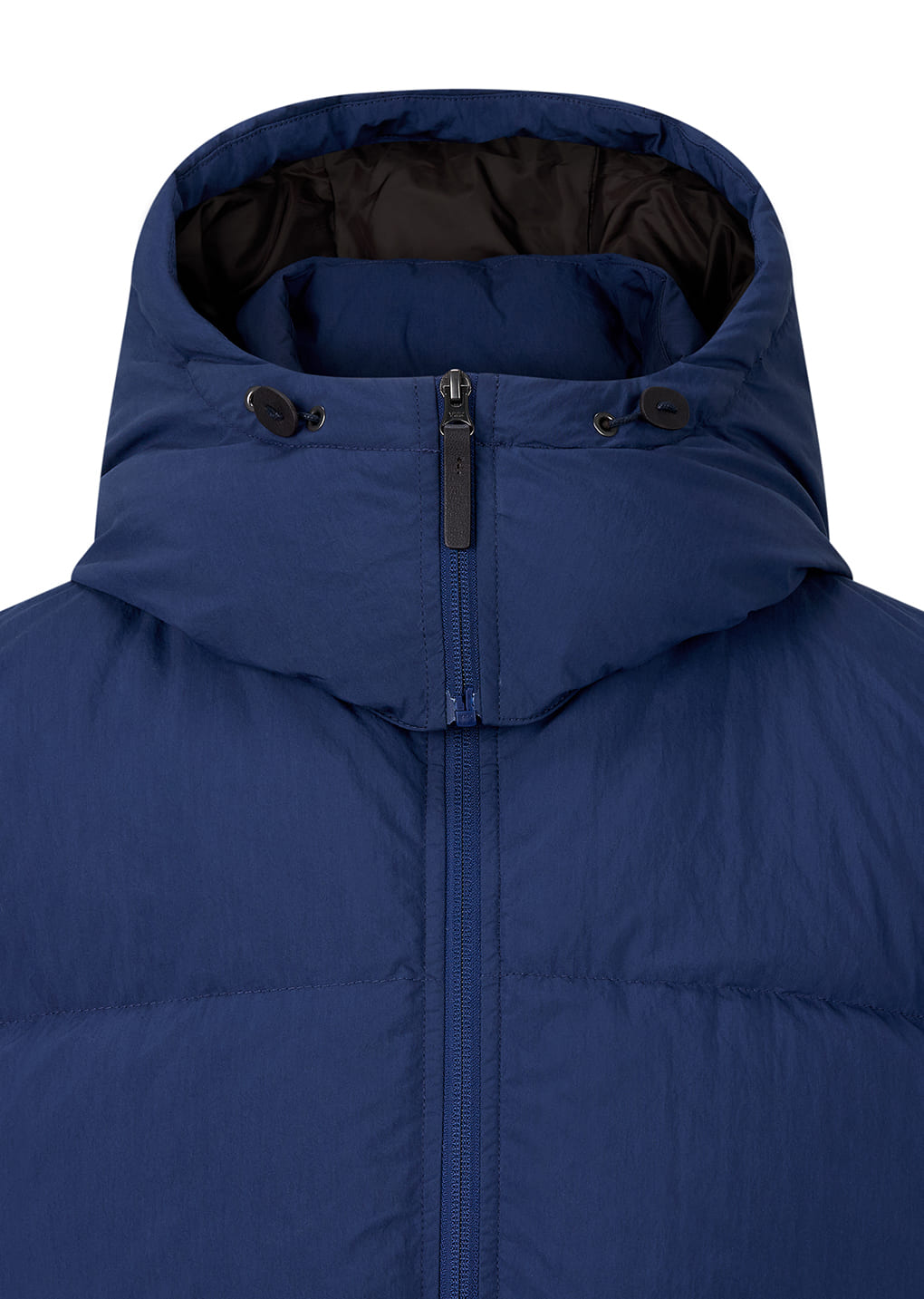 mid down puffer, blue