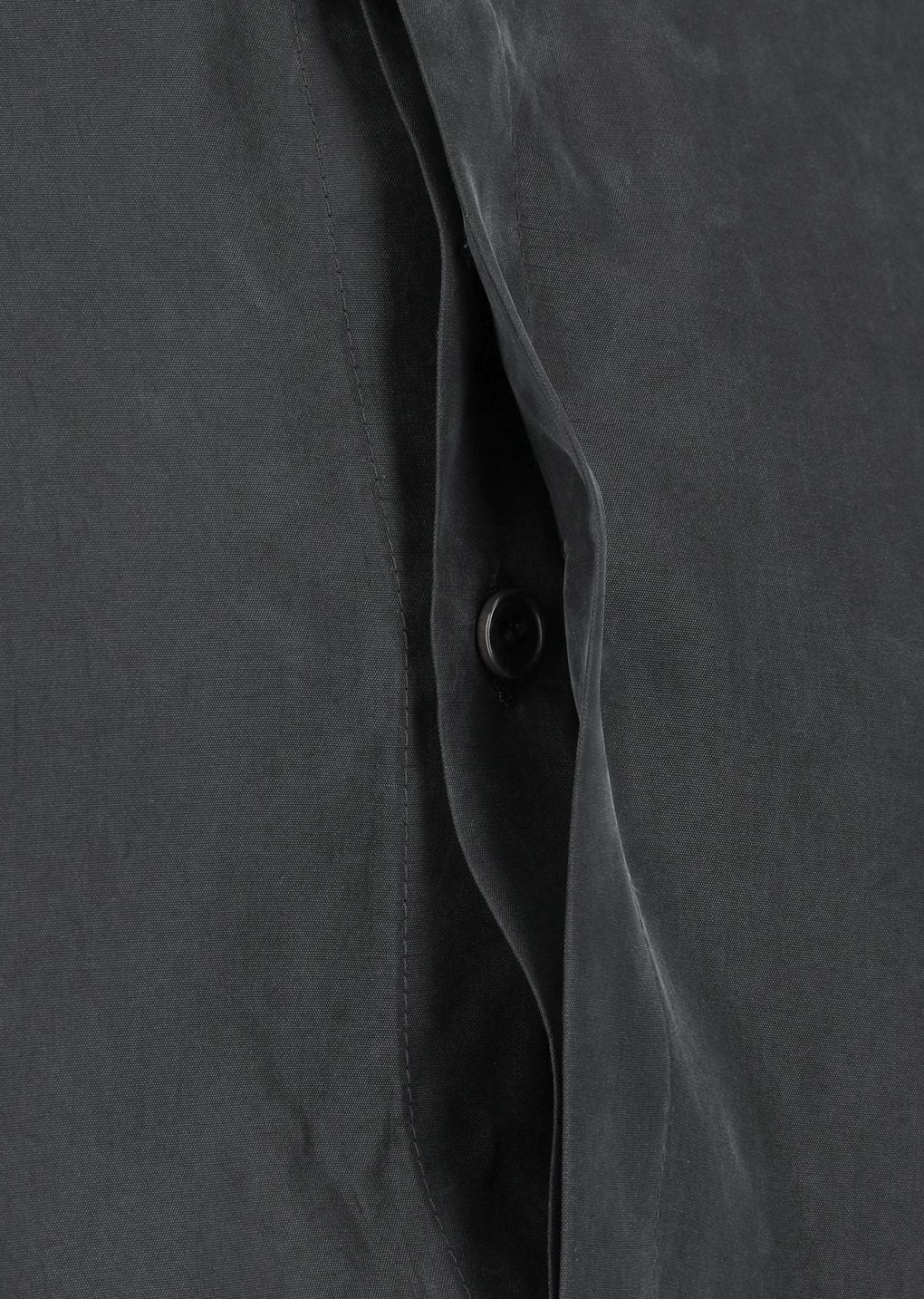 cupro shirt, charcoal