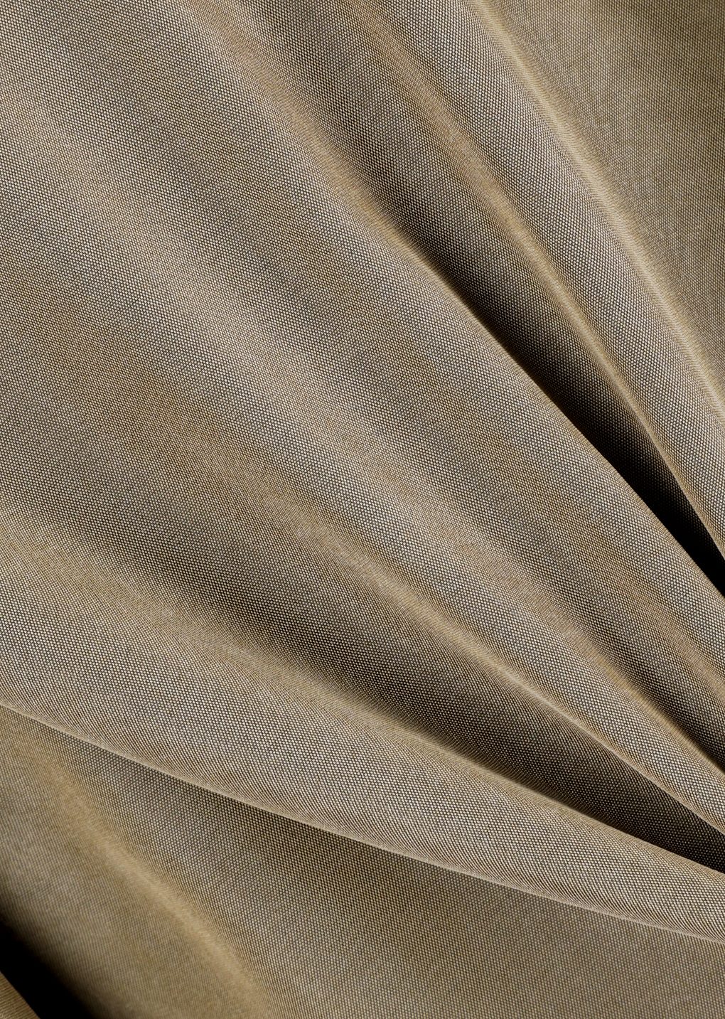 cupro shirt, khaki