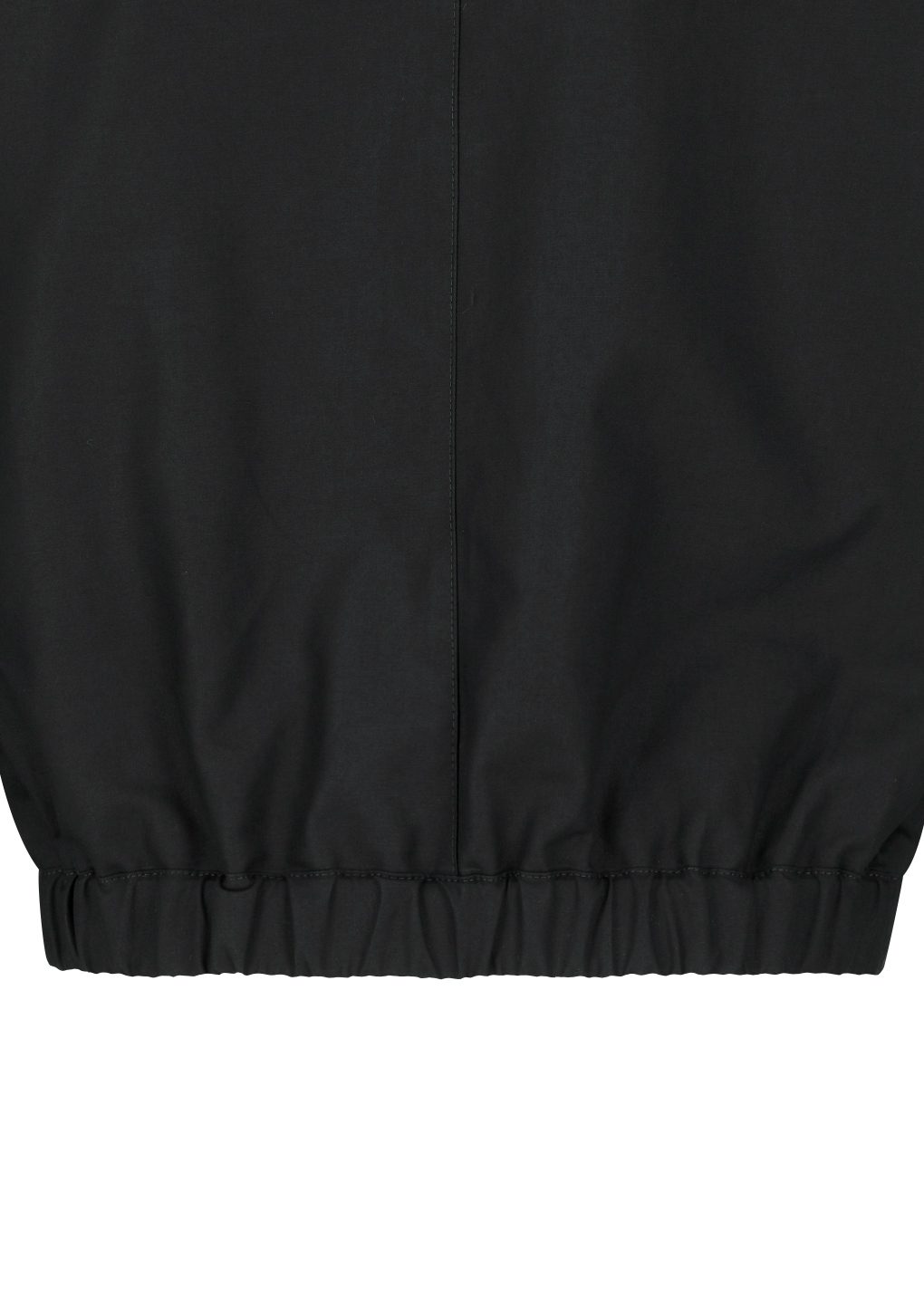 cotton curved jumper, black