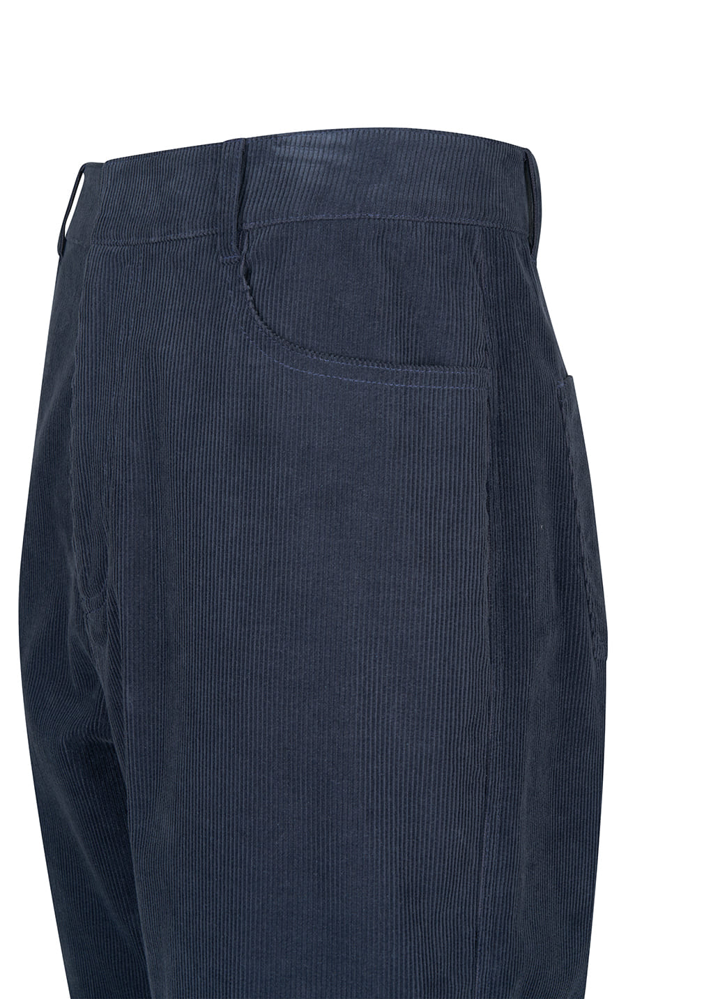 corduroy straight pants, blue