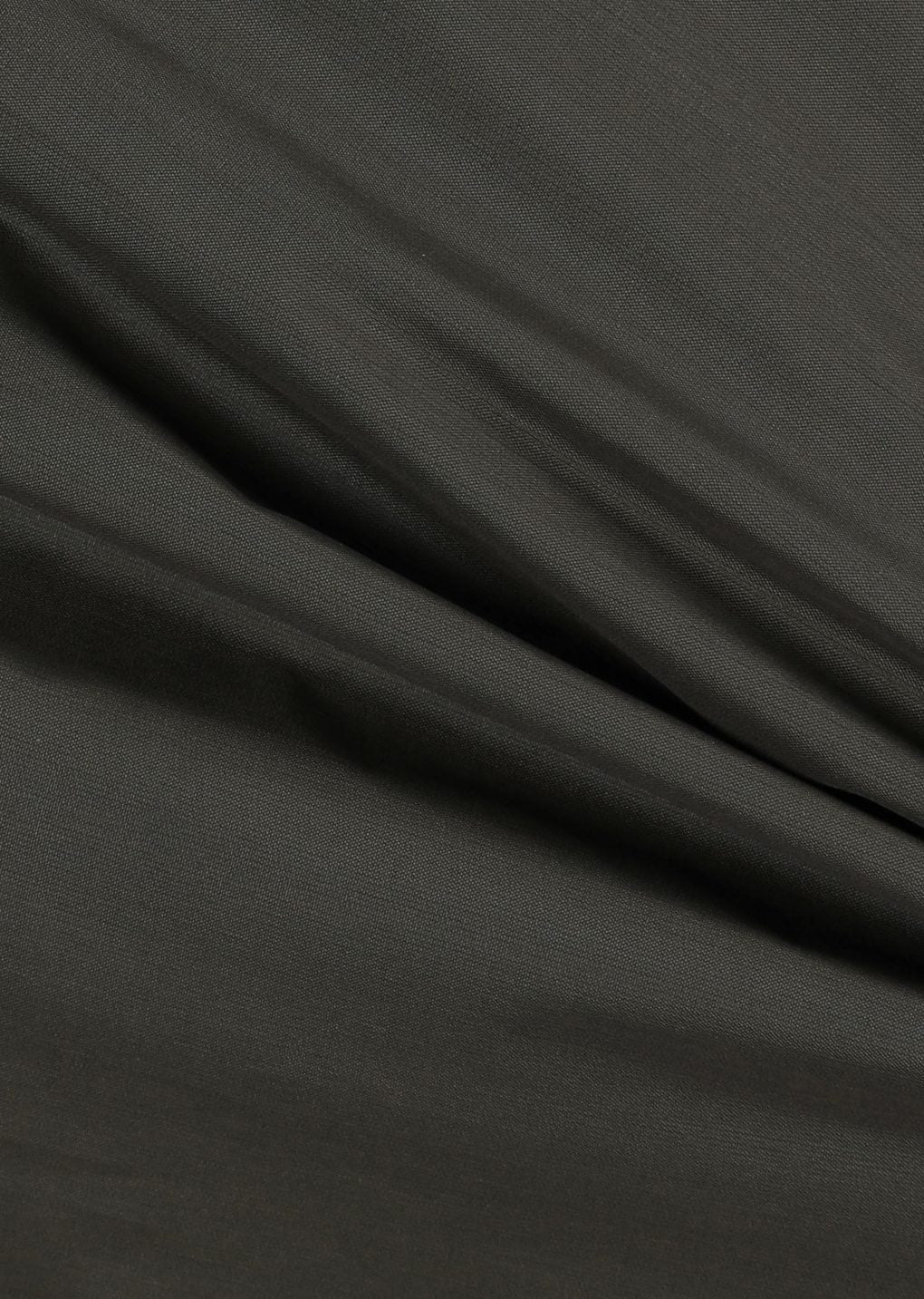 ribbed silky blouson, black
