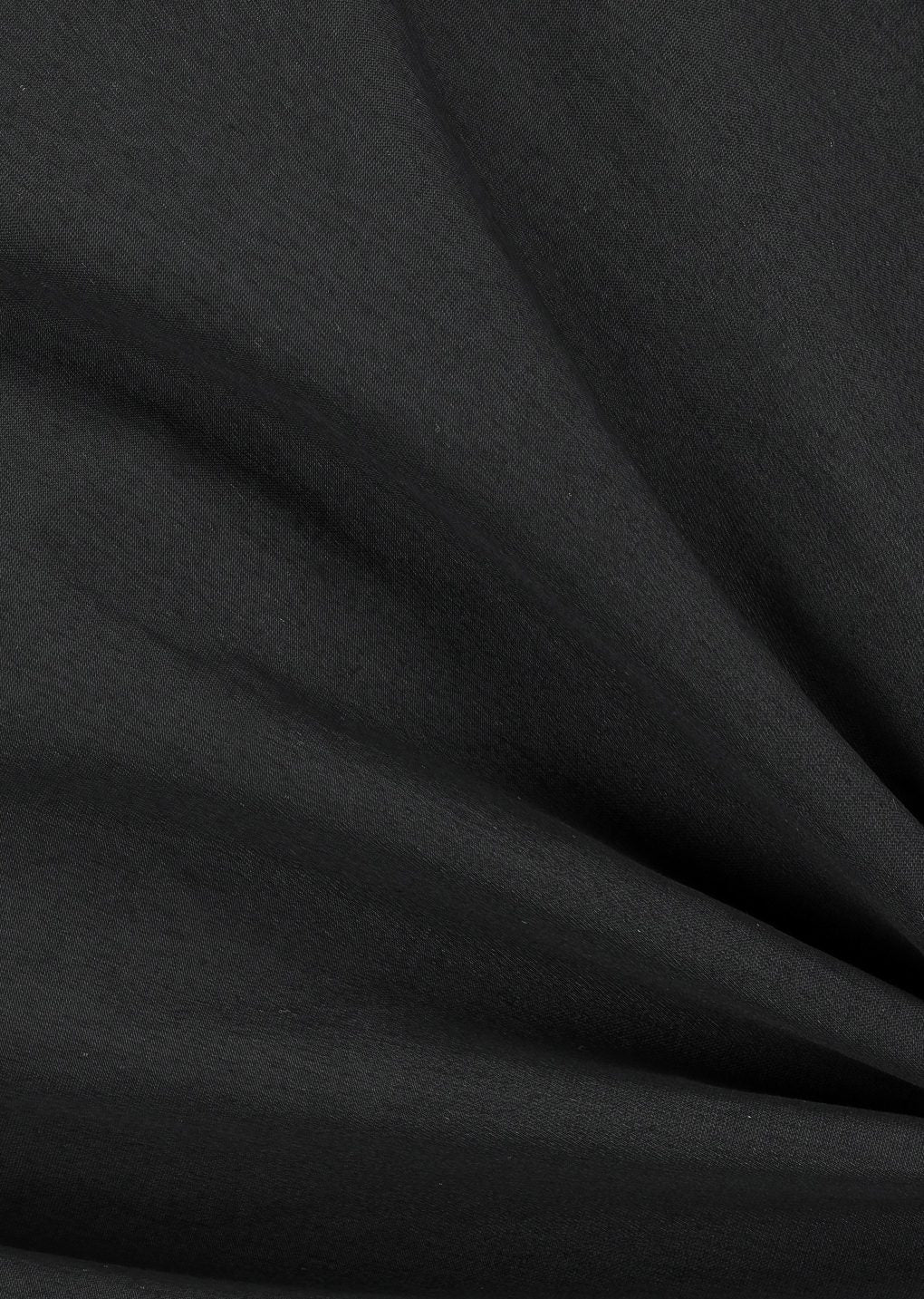 padded cotton nylon jumper, black