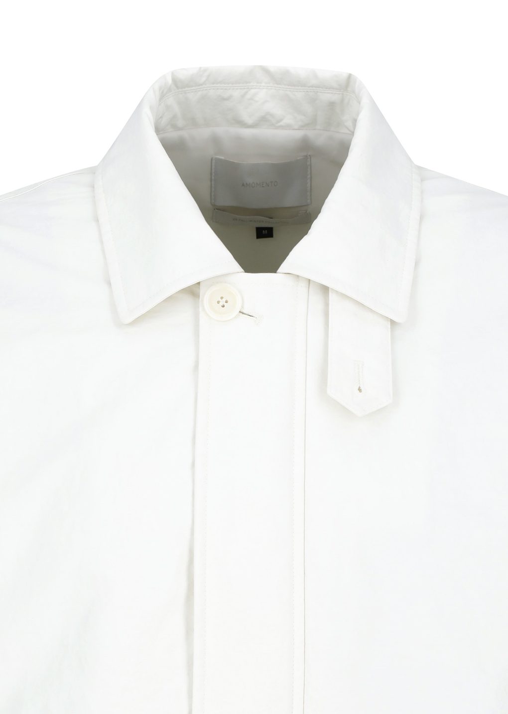 padded cotton nylon jumper, ecru